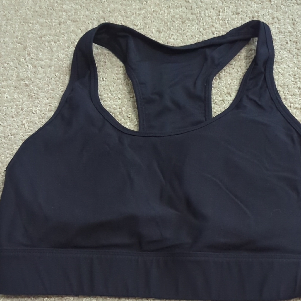 Fabletics Midnight Black Sports Bra